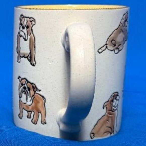NEW  GORGEOUS & ADORABLE ENGLISH BULLDOG " DOG MOM " 21 OZ / 21 OUNCES MUG / CUP - Picture 11 of 16
